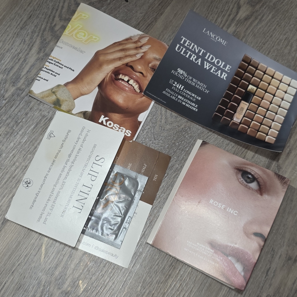 Teint Idole Ultra Wear Foundation Sample And Other Make Up Samples Bundle
